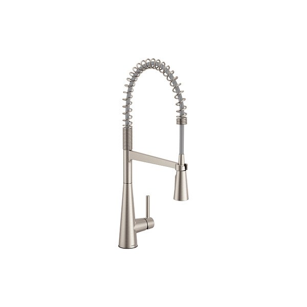 Sleek One-Handle Pulldown Kitchen Faucet